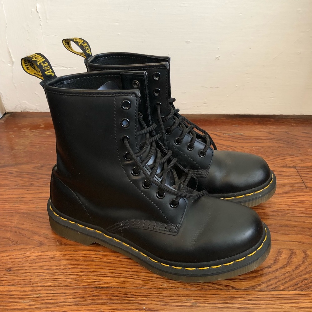 Dr Martens Black Lace Up Ankle Boots